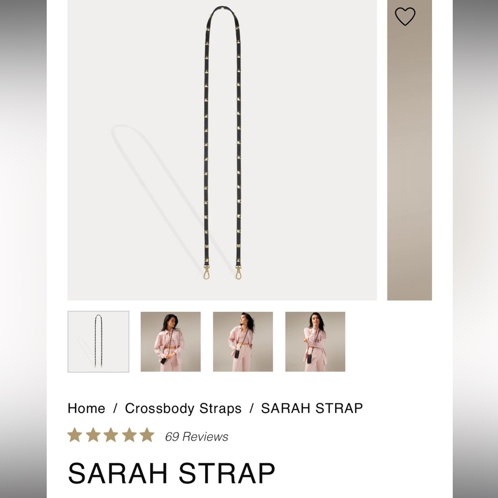 NWT SARAH STRAP BANDOLIER